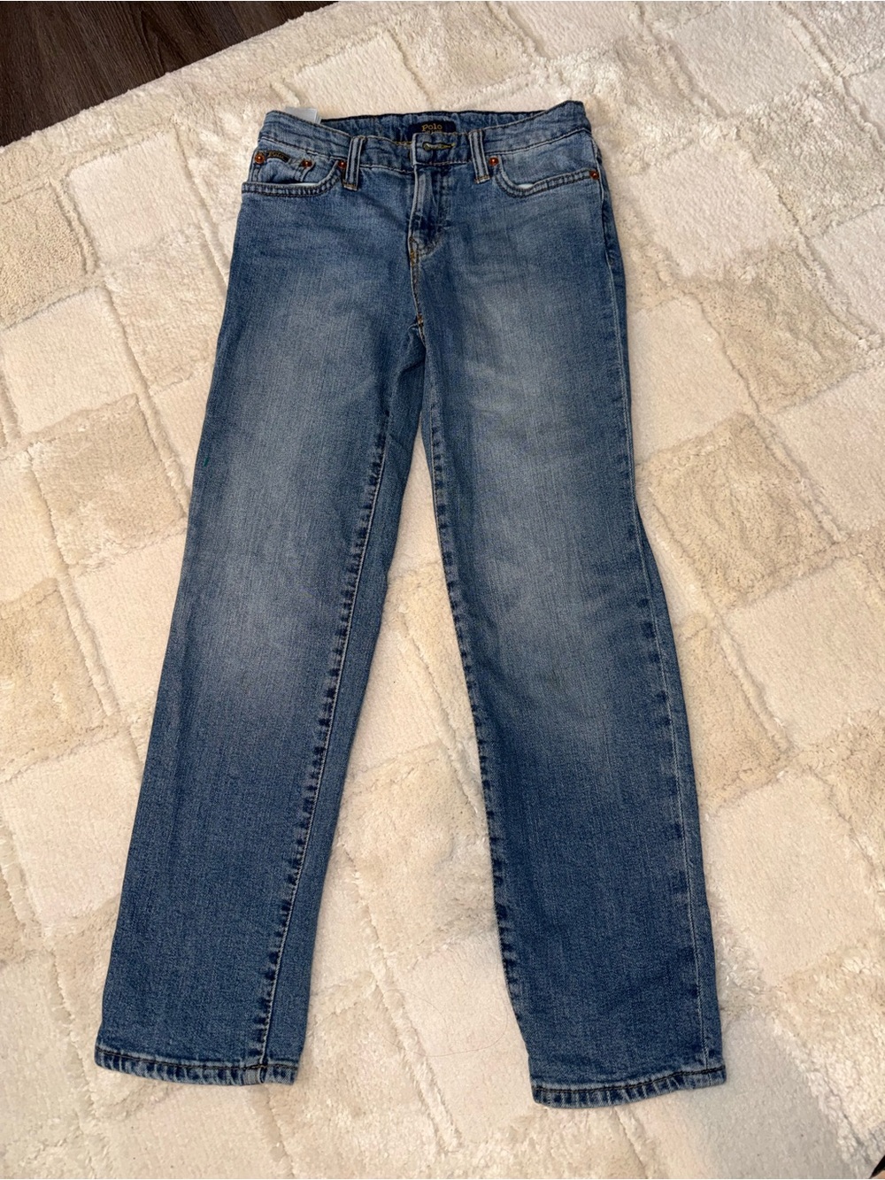 Boys Polo Ralph Lauren Classic Straight Blue Jeans Size 10